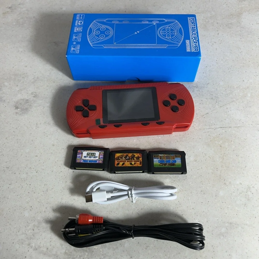 Portable Game Player Pvp2800 Featuring Sonic And Mario